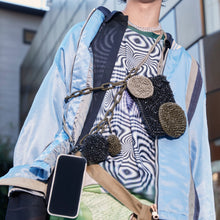 Load image into Gallery viewer, ANTEPRIMA X BEA BONGIASCA - PHONE STRAP IN BLACK