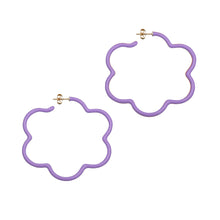 Load image into Gallery viewer, PHILOSOPHY X BEA BONGIASCA - FLOWER POWER EARRINGS IN LAVENDER