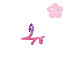 Load image into Gallery viewer, BABY VINE TENDRIL RING IN BUBBLEGUM - 99% PERFECT