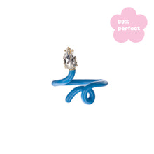 Load image into Gallery viewer, BABY VINE TENDRIL RING IN TURQUOISE - 99% PERFECT