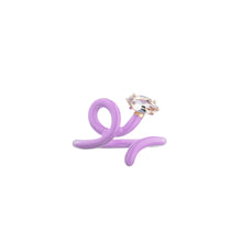 Load image into Gallery viewer, BABY VINE TENDRIL RING IN LAVENDER