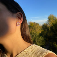 Load image into Gallery viewer, CANDY HEART EARRINGS IN LAVENDER