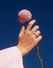 Load image into Gallery viewer, BABY VINE TENDRIL RING IN LIGHT PINK - 99% PERFECT