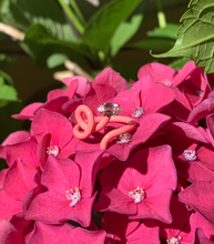 Load image into Gallery viewer, BABY VINE TENDRIL RING IN LIGHT PINK - 99% PERFECT