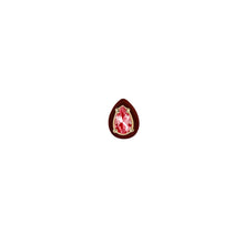 Load image into Gallery viewer, GUMDROP EARRING IN CHERRY CHOCOLATE WITH DROP CUT GARNET