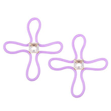 Load image into Gallery viewer, LUCKY FLOWER EARRINGS IN LAVENDER