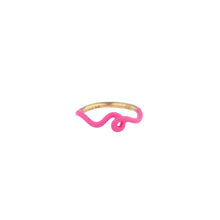 Load image into Gallery viewer, WAVE STACKING RING ~ IN PINK
