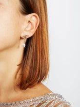 Load image into Gallery viewer, VINE PAVÈ' EARRINGS ~ IN DROP SHAPE
