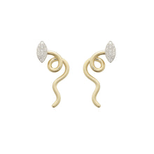 Load image into Gallery viewer, VINE PAVÈ EARRINGS ~ IN MARQUISE SHAPE
