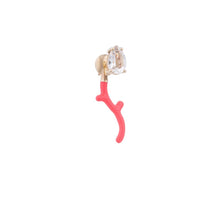 Load image into Gallery viewer, FOXY SINGLE EARRING IN HOT PINK
