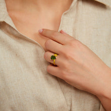 Load image into Gallery viewer, KIM RING IN SUNFLOWER WITH TOURMALINE
