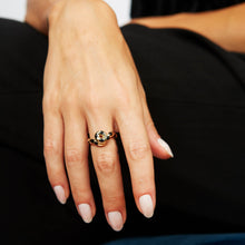 Load image into Gallery viewer, MAXI LOOP RING ~ IN BLACK

