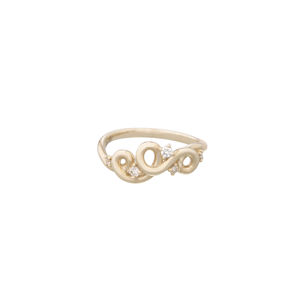 LOOP RING IN GOLD