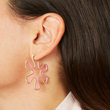 Load image into Gallery viewer, MAXI MARGHERITA EARRINGS ~ IN PINK
