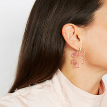 Load image into Gallery viewer, MAXI MARGHERITA EARRINGS ~ IN PINK
