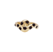 Load image into Gallery viewer, MAXI LOOP RING ~ IN BLACK
