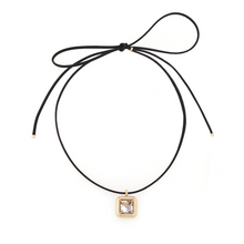 Load image into Gallery viewer, CHOKER ~ WITH ROCK CRYSTAL PENDANT
