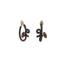 Load image into Gallery viewer, BABY VINE EARRINGS ~ IN BLACK
