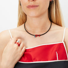 Load image into Gallery viewer, VINE CHOKER ~ IN RED
