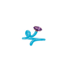 Load image into Gallery viewer, BABY VINE RING ~ IN CAPRI BLUE
