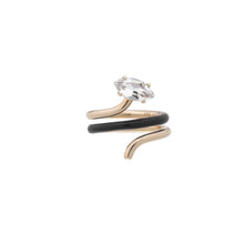 Load image into Gallery viewer, LONG VINE RING ~ IN BLACK
