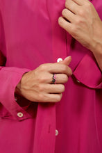 Load image into Gallery viewer, WAVE STACKING RING ~ IN CHARCOAL- 99% PERFECT
