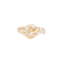 Load image into Gallery viewer, MAXI LOOP RING ~ IN WHITE
