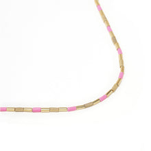 Load image into Gallery viewer, TUBINI NECKLACE IN PINK
