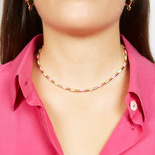 Load image into Gallery viewer, TUBINI NECKLACE IN PINK
