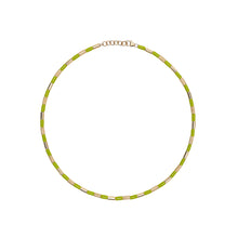 Load image into Gallery viewer, TUBINI NECKLACE IN PISTACCHIO
