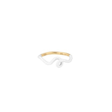 Load image into Gallery viewer, WAVE STACKING RING ~ IN WHITE
