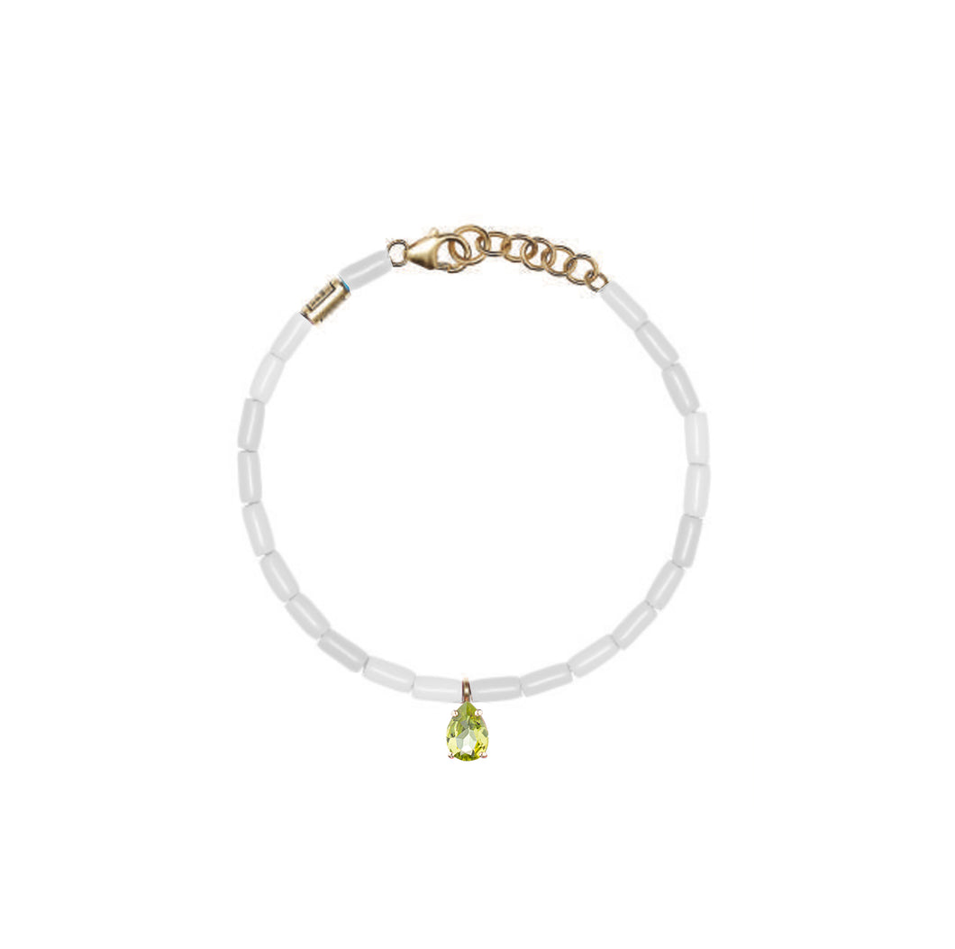 TUBINI BRACELET WITH PERIDOT