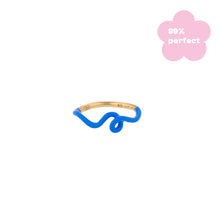 Load image into Gallery viewer, BLUE WAVE STACKING RING - 99% PERFECT
