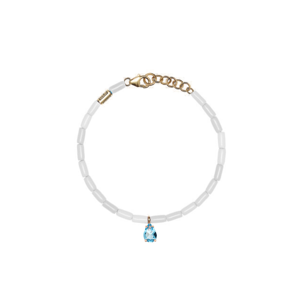 TUBINI BRACELET WITH TOPAZ