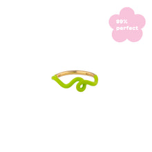 Load image into Gallery viewer, GREEN WAVE STACKING RING - 99% PERFECT

