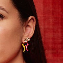 Load image into Gallery viewer, FOXY SINGLE EARRING IN YELLOW
