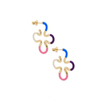 Load image into Gallery viewer, B FLORAL EARRINGS
