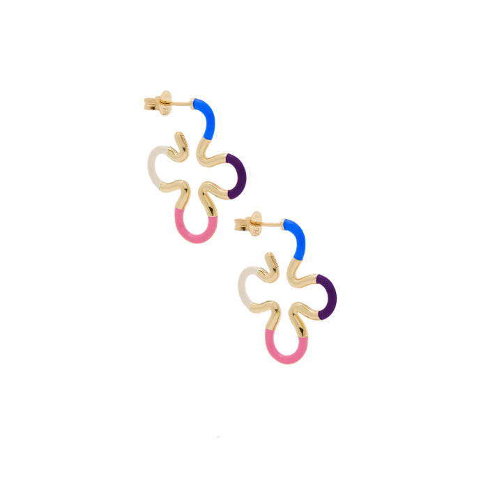 B FLORAL EARRINGS