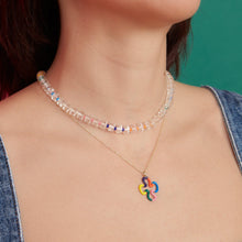 Load image into Gallery viewer, B MULTICOLOURED NECKLACE
