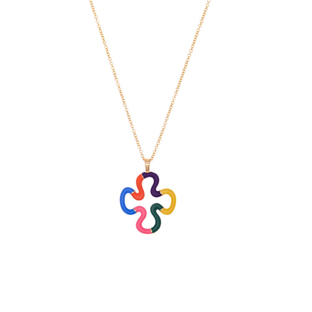 B MULTICOLOURED NECKLACE