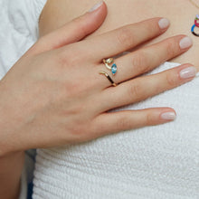 Load image into Gallery viewer, B MULTICOLOUR RING PANNA AND CHOCOLATE
