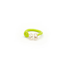 Load image into Gallery viewer, DOUBLE B VINE RING IN GREEN
