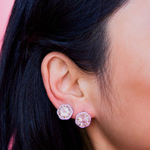 Load image into Gallery viewer, CANDY FLOWER EARRINGS IN LAVENDER
