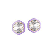 Load image into Gallery viewer, CANDY FLOWER EARRINGS IN LAVENDER
