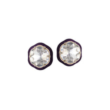 Load image into Gallery viewer, CANDY FLOWER EARRINGS IN DEEP PURPLE
