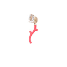 Load image into Gallery viewer, FOXY SINGLE EARRING IN HOT PINK
