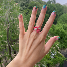 Load image into Gallery viewer, YEAH, BABY! STACKING RING IN LIGHT PINK
