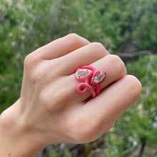 Load image into Gallery viewer, YEAH, BABY! STACKING RING IN LIGHT PINK
