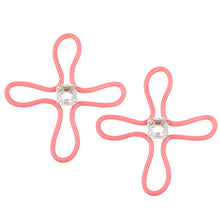 Load image into Gallery viewer, LUCKY FLOWER EARRINGS IN LIGHT PINK
