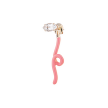 Load image into Gallery viewer, GROOVY SINGLE EARRING IN LIGHT PINK
